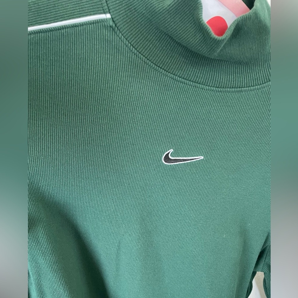 Nike Forest Green Mock Neck Top - Picture 6 of 7